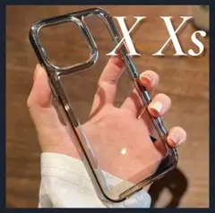 iPhoneX Xs クリア スマホケース 透明 シンプル カバー TPU
