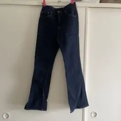 [美品]GU ダークブルー デニムパンツ ジーンズ