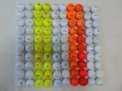 ①ゴルフロストボール　100個　超きれい　ピッカピカ　タイトリスト他のサムネイル
