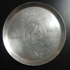 アメリカ　雑貨　アルミ皿　フォートウェイン市