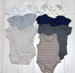 ロンパース　半袖　肌着　70 80