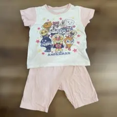 アンパンマン 半袖パジャマ 上下セット ピンク 100のサムネイル