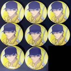 新テニスの王子様 ジャンフェス 中外鉱業 VSグリッター缶バッジ 真田弦一郎8個