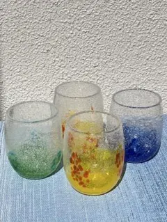⭐︎お買い得！　琉球ガラス　グラス4個セット