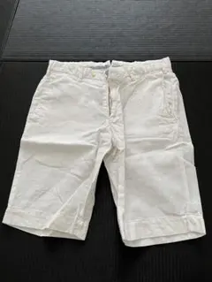 ブリーフィング　ハーフパンツ　短パン　白　M〜L相当　麻素材　リネン　速乾 ブリーフィング ハーフパンツ 短パン 白 M〜L相当 麻素材 リネン 速乾