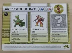 ポケモンバトルカードe+ ルビー サファイア プロモ　エリートトレーナーのカノウ ポケモンバトルカードe+ ルビー サファイア プロモ エリートトレーナー
