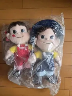 不二家 ペコちゃん ポコちゃん ぬいぐるみ 懸賞当選品 - メルカリ