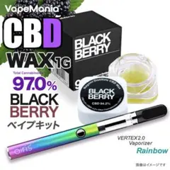 VapeMania CBD 94% CBG 3%WAX OGクッシュ1G＋VP虹 VapeMania CBD 94% CBG 3%WAX OGクッシュ1G＋VP虹 - メルカリ