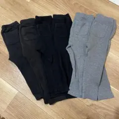 UNIQLOレギンス 6点セット 黒 グレー