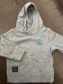 【送料無料】LAGKAW フード付きトレーナー 110 グレー