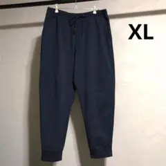 ユニクロ ウルトラストレッチアクティブジョガーパンツ ネイビー XL