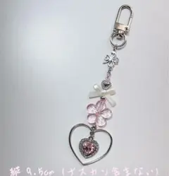 ✮ビーズキーホルダー✮ ピンク ハート 韓国 コレクトブック y2k