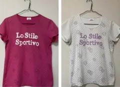 エレッセ　テニスウェア　レディースTシャツ2枚セット　Mサイズ　半袖