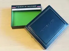 TOMMY HILFIGER ネイビー ボックス(二つ折り財布用)