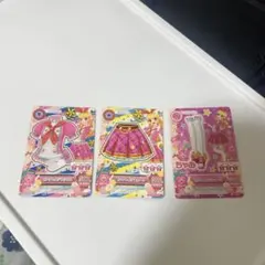 アイカツ ピンクトルテコーデ 3枚セット