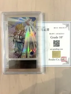 世界にわずか2枚のみ【ARS10+】ゴジータ:BR SCR☆ パラレル鑑定書付き