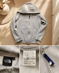 THE NORTH FACE ジップパーカー グレー 150