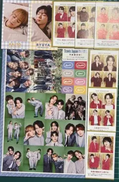 Travis Japan Myojo 2026.2 ステッカー＋厚紙＋シール