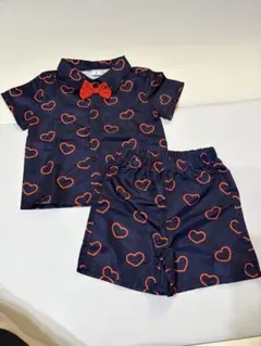 SHEIN キッズ セットアップ 2-3Y ハート柄