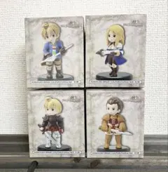 ファイナルファンタジータクティクス　ミニチュアフィギュアコレクション　4種セット