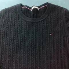 TOMMY HILFIGERレディースセーター黒