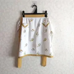 ★花柄カジュアルエプロン