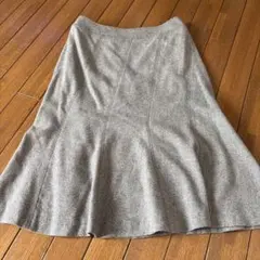 INDIVI フレアスカート ひざ丈