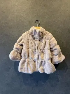 JILL STUART 薄いピンクのファージャケット 90