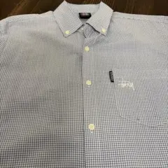 stussy ギンガムチェック半袖ボタンダウンシャツ