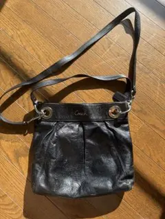 OLD Coach 黒 ショルダーバッグ　オールドコーチ　2way