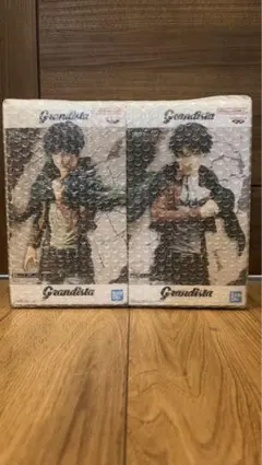 未開封　進撃の巨人 エレン・イェーガー&リヴァイ　グランディスタ