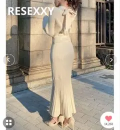 ⭐️RESEXXYリゼクシー⭐️マーメイドシルエットロングワンピース アイボリー