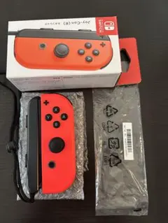 《純正》美品スイッチSwitch ジョイコンJoy-Con (Ｒ)ネオンレッド