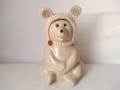 しろくま貯金箱 しろくまさんの被り物