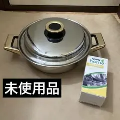 未使用 タッパーウエアレインボークッカー25cm ステンレス浅鍋　金属たわし付き 2026年最新】タッパーウェア 鍋 レインボークッカーの人気アイテム