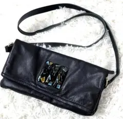 ear PAPILLONNER イアパピヨネ レザー ショルダーバッグ 希少品