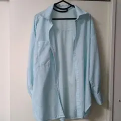 chocol raffine robe ストライプ長袖シャツ
