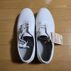【新品】無印良品 疲れにくい 革の端材を再利用した プレーントゥ 27.0cmのサムネイル