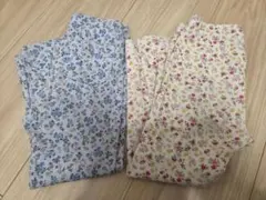 UNIQLO 花柄レギンス 100cm 2枚セット