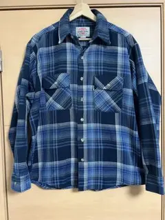 90’s USA製 Levi’s “ALASKA” ヘビーネル ネルシャツL