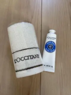 L'Occitaneロクシタン ハンドクリーム30ml & ハンドタオルセット