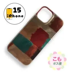 【割引有り】iPhone15 ケース　カバー　スマホケース　透明　オレンジ　緑