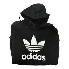 (美品) adidas originals フーディー スウェット　S 黒色