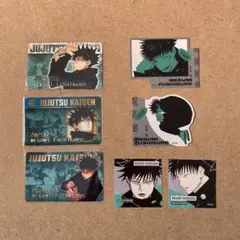 呪術廻戦　伏黒恵　バースデイコレクションカード　ダイカットステッカー