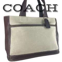 【美品】 OLD COACH オールドコーチ トートバッグ バイカラー