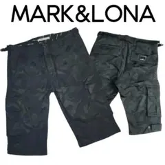マーク&ロナ メンズ ハーフパンツ 中古 メンズ マークアンドロナ MARK&LONA ハーフパンツ L 白