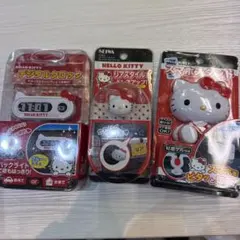 HELLO KITTY デジタルクロック・フィギュア・スマホスタンドセット