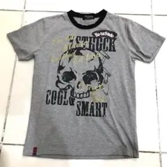 00s BA-TSU スカル リンガーTシャツ ｙ２ｋ チビＴ 平成 160のサムネイル