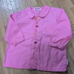 ミキハウス　ブラウス　ピンク　刺繍