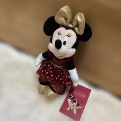 お値下げ おまけ付き ディズニーストア 25周年 ぬいぐるみキーチェーン ミニー